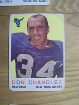 1959 Topps Base Set #49 Don Chandler