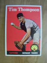 1958 Topps Base Set #57 Tim Thompson wh