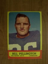 1963 Topps Base Set #10 Bill Pellington