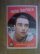 1959 Topps Base Set #84 Reno Bertoia