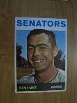 1964 Topps Base Set #294 Ken Hunt