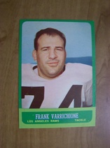 1963 Topps Base Set #42 Frank Varrichione