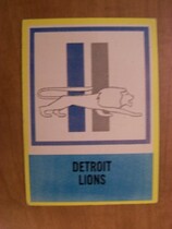 1967 Philadelphia Base Set #72 Lions Logo