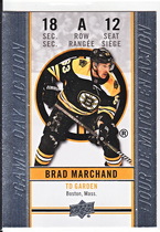 2018 Upper Deck Tim Hortons Game Day Action #GDA-12 Brad Marchand