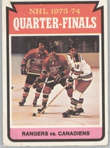 1974 Topps Base Set #210 Quarter Finals