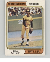 1974 Topps Base Set #102 Bill Greif