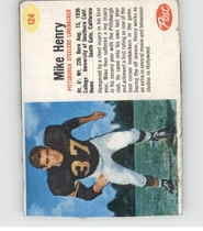 1962 Post Cereal #124 Mike Henry