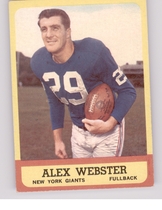 1963 Topps Base Set #51 Alex Webster