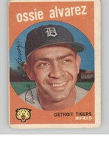 1959 Topps Base Set #504 Ossie Alvarez