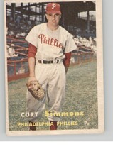 1957 Topps Base Set #158 Curt Simmons