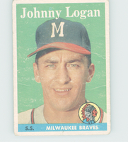 1958 Topps Base Set #110 Johnny Logan