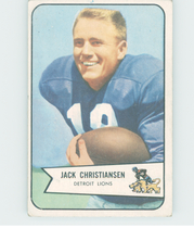 1954 Bowman Base Set #100 Jack Christiansen