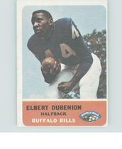 1962 Fleer Base Set #14 Elbert Dubenion
