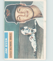 1956 Topps Base Set #303 Jim Dyck