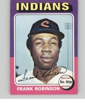1975 Topps Base Set #580 Frank Robinson