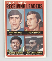 1972 Topps Base Set #6 NFL Receiving LDRS