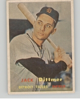 1957 Topps Base Set #282 Jack Dittmer