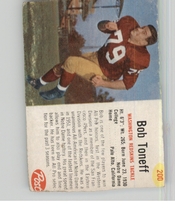 1962 Post Cereal #200 Bob Toneff