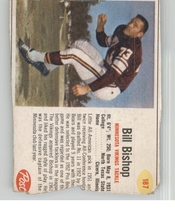 1962 Post Cereal #187 Bill Bishop