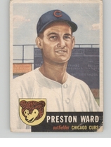 1953 Topps Base Set #173 Preston Ward