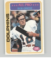 1978 Topps Base Set #120 Bob Griese