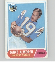 1968 Topps Base Set #193 Lance Alworth