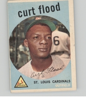 1959 Topps Base Set #353 Curt Flood