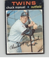 1971 Topps Base Set #744 Chuck Manuel