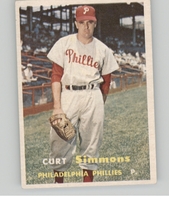 1957 Topps Base Set #158 Curt Simmons