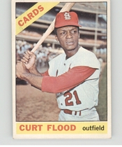 1966 Topps Base Set #60 Curt Flood