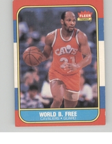 1986 Fleer Base Set #35 World(B.) Free