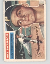 1956 Topps Base Set #204 Art Swanson