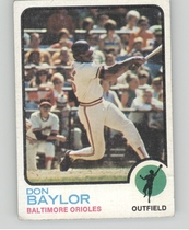 1973 Topps Base Set #384 Don Baylor