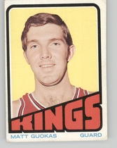 1972 Topps Base Set #9 Matt Guokas