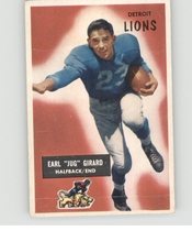 1955 Bowman Base Set #15 Earl Girard