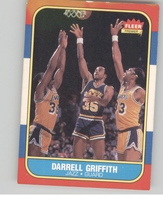 1986 Fleer Base Set #42 Darrell Griffith