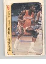 1986 Fleer Stickers #11 Dominique Wilkins