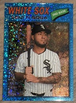 2026 Topps Heritage Chrome Light Blue Sparkle Refractor #339 Lenyn Sosa