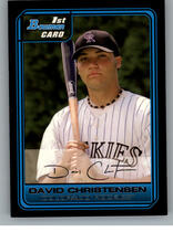 2006 Bowman Draft Draft Picks #DP50 David Christensen