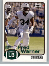 2018 SAGE Hit Premier Draft Low Series #7 Fred Warner