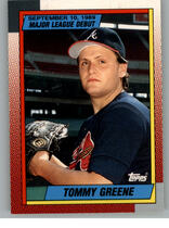 1990 Topps Debut 89 #45 Tommy Greene