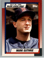 1990 Topps Debut 89 #49 Mark Guthrie