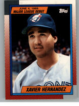 1990 Topps Debut 89 #55 Xavier Hernandez