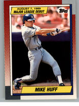 1990 Topps Debut 89 #63 Mike Huff