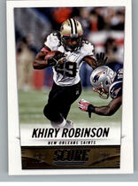 2014 Score Base Set #138 Khiry Robinson