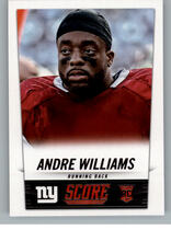 2014 Score Base Set #336 Andre Williams