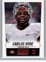 2014 Score Base Set #349 Carlos Hyde