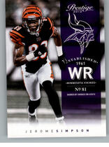 2012 Panini Prestige #41 Jerome Simpson