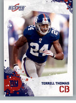 2010 Score Base Set #197 Terrell Thomas