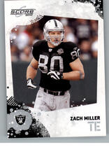 2010 Score Base Set #216 Zach Miller